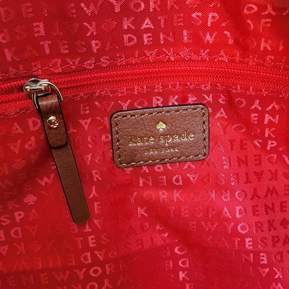 Kate Spade Brown Monochrome Printed Canvas and Leather Stevie Bag - Picture 16 of 16